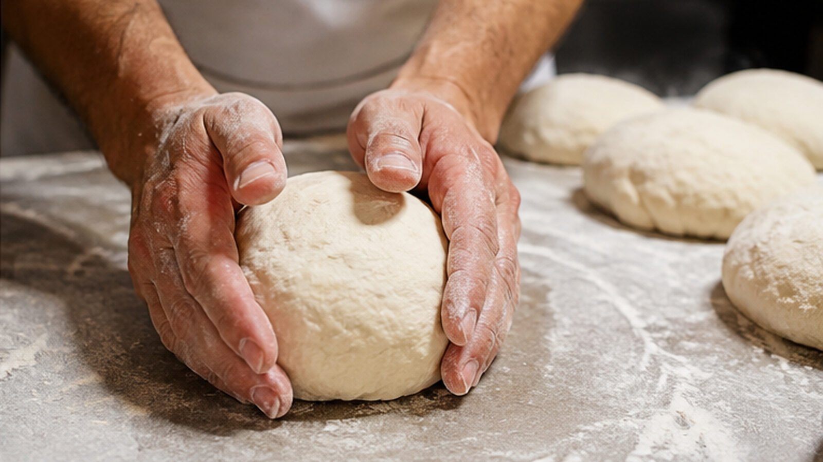 Brot wird geformt